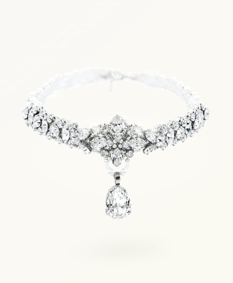 Shimmer Dew Necklace for pets and owners, elegant matching accessory